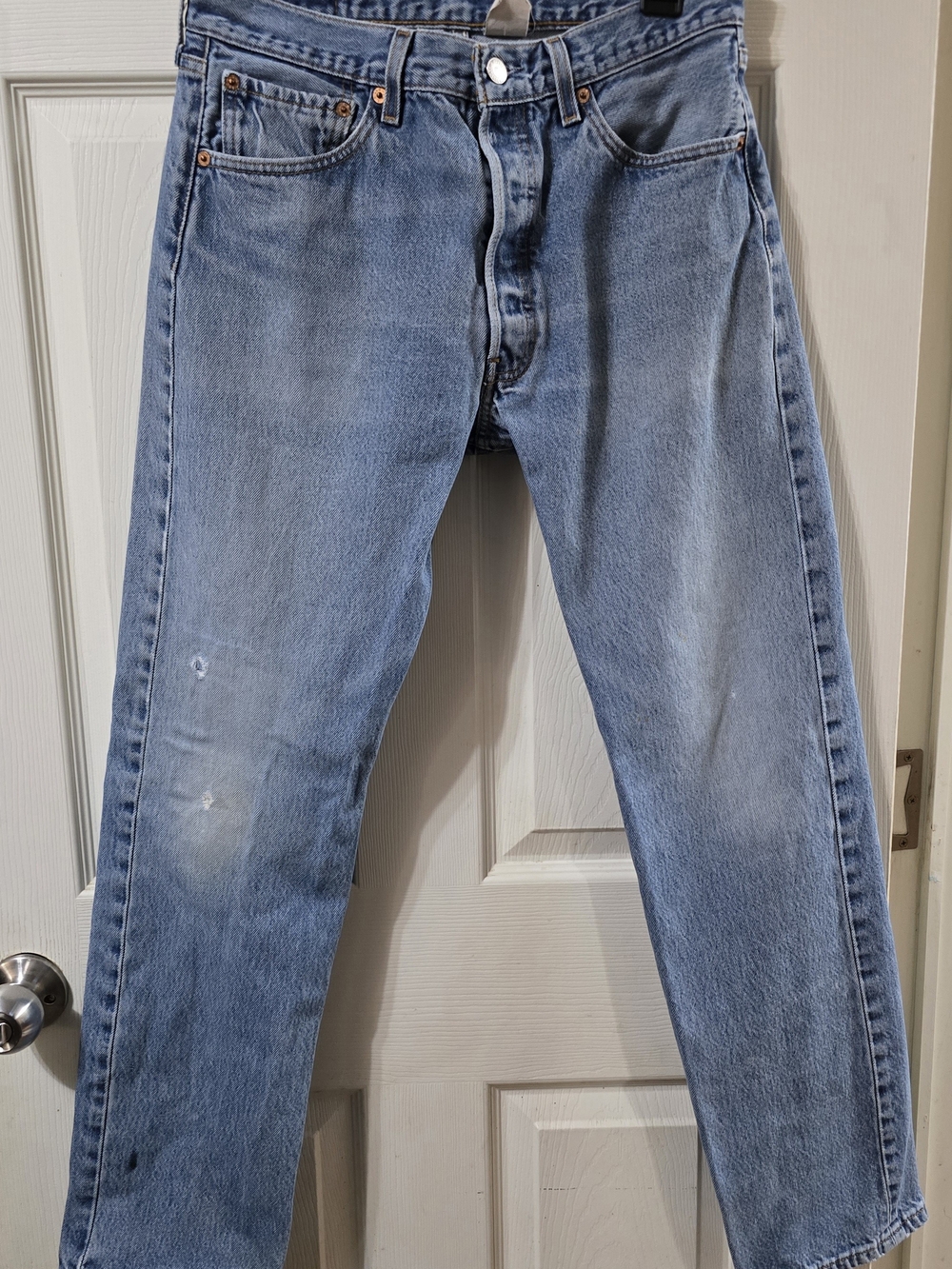 Vintage Levi's 501 Light Blue Straight Men's Jeans